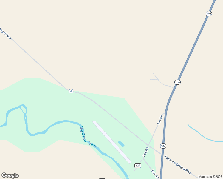 map of restaurants, bars, coffee shops, grocery stores, and more near 19626 Florence Chapel Pike in Circleville