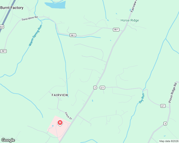 map of restaurants, bars, coffee shops, grocery stores, and more near 127 Key Acres Drive in Berkeley Springs
