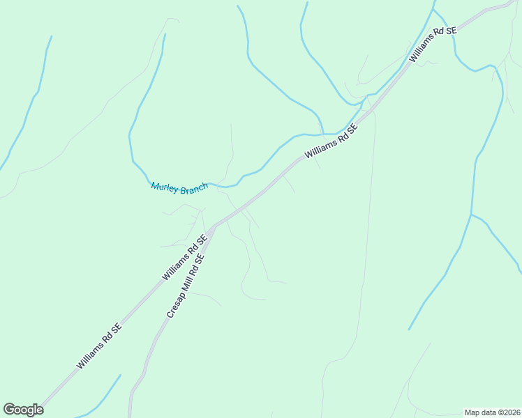 map of restaurants, bars, coffee shops, grocery stores, and more near 17704 Williams Road Southeast in Flintstone