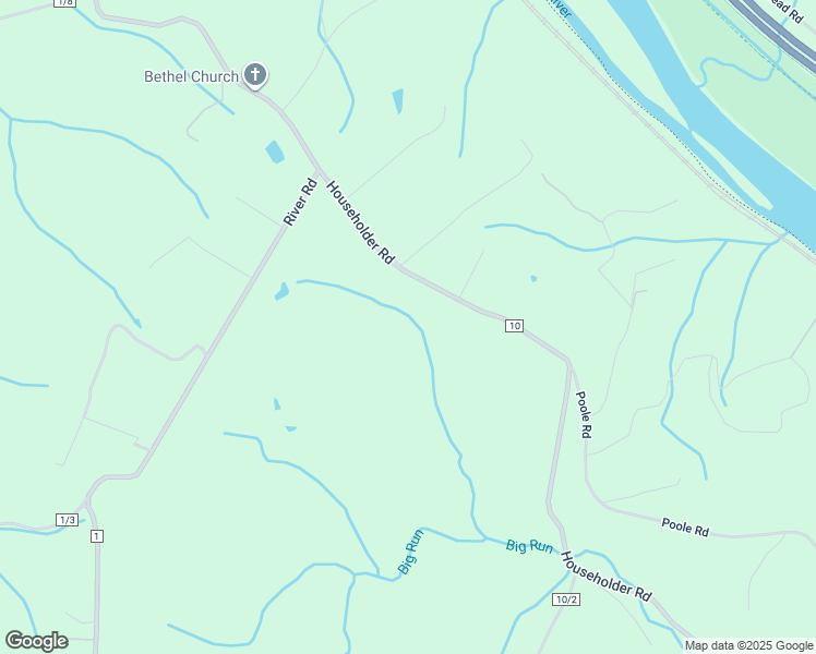 map of restaurants, bars, coffee shops, grocery stores, and more near 318 Householder Road in Hedgesville