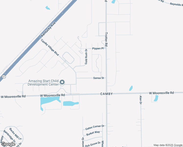 map of restaurants, bars, coffee shops, grocery stores, and more near 8417 Bolero Way in Indianapolis