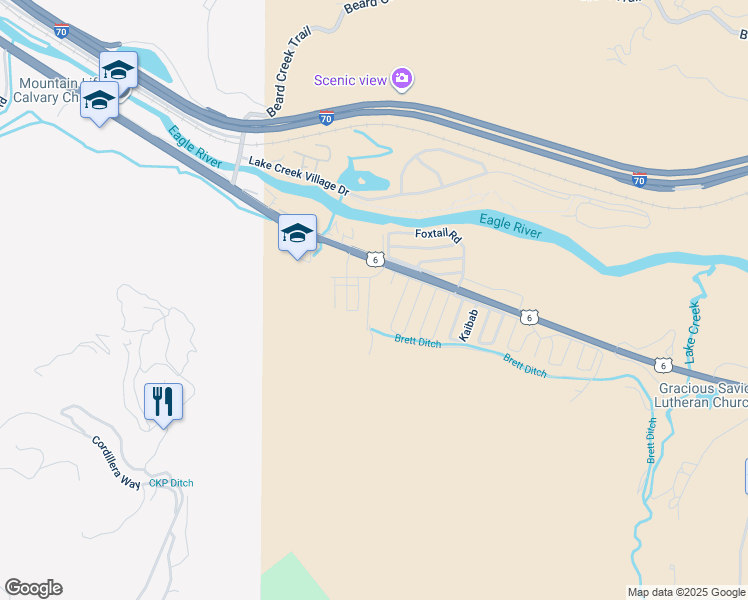 map of restaurants, bars, coffee shops, grocery stores, and more near 32464 Gitalong Road in Edwards