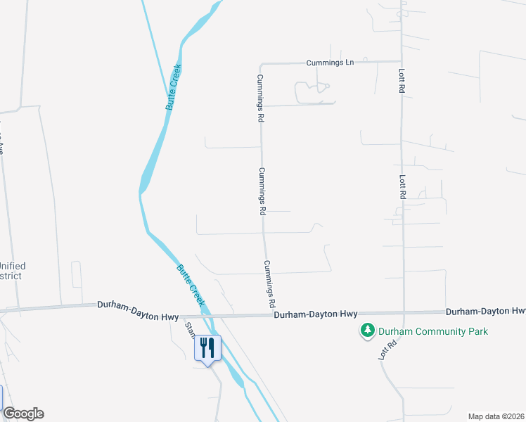 map of restaurants, bars, coffee shops, grocery stores, and more near Cummings Road in Durham