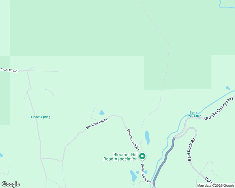map of restaurants, bars, coffee shops, grocery stores, and more near 178 Bloomer Hill Road in Berry Creek