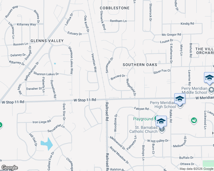 map of restaurants, bars, coffee shops, grocery stores, and more near 7838 Savannah Drive in Indianapolis