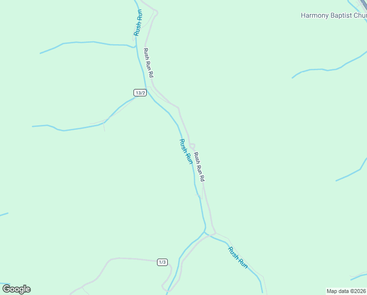 map of restaurants, bars, coffee shops, grocery stores, and more near 1742 Rush Run Road in Burton