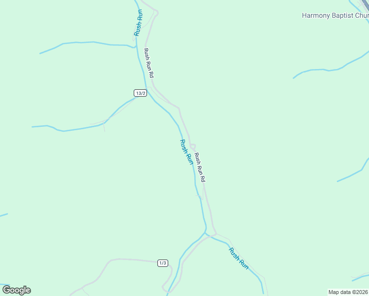 map of restaurants, bars, coffee shops, grocery stores, and more near 1742 Rush Run Road in Burton