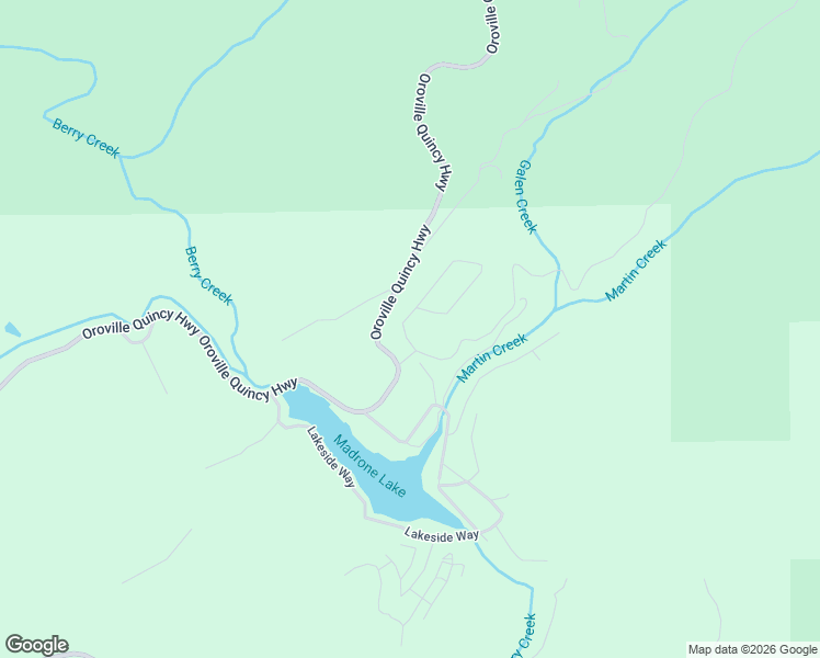 map of restaurants, bars, coffee shops, grocery stores, and more near 20 Meadow Lane Drive in Berry Creek