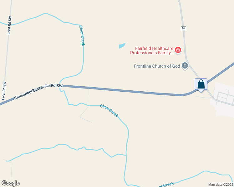 map of restaurants, bars, coffee shops, grocery stores, and more near 8205 Cincinnati-Zanesville Road Southwest in Amanda