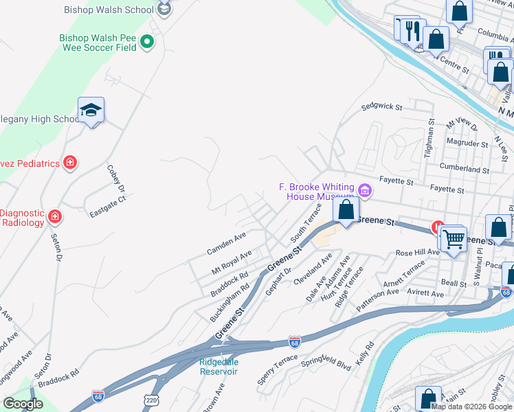 map of restaurants, bars, coffee shops, grocery stores, and more near 775 MacDonald Terrace in Cumberland