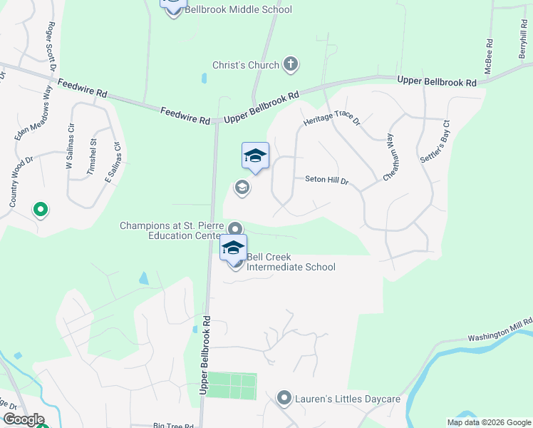 map of restaurants, bars, coffee shops, grocery stores, and more near 1371 Rose Lake Drive in Bellbrook
