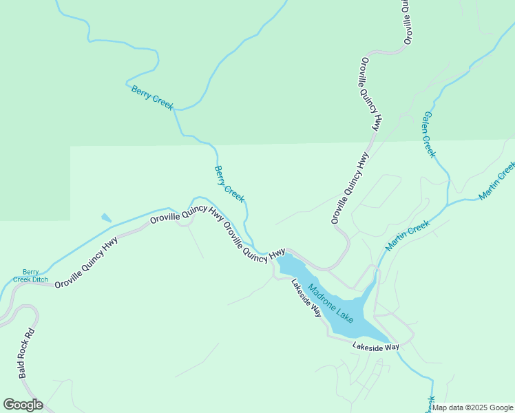 map of restaurants, bars, coffee shops, grocery stores, and more near 582 Eden Canyon Road in Berry Creek