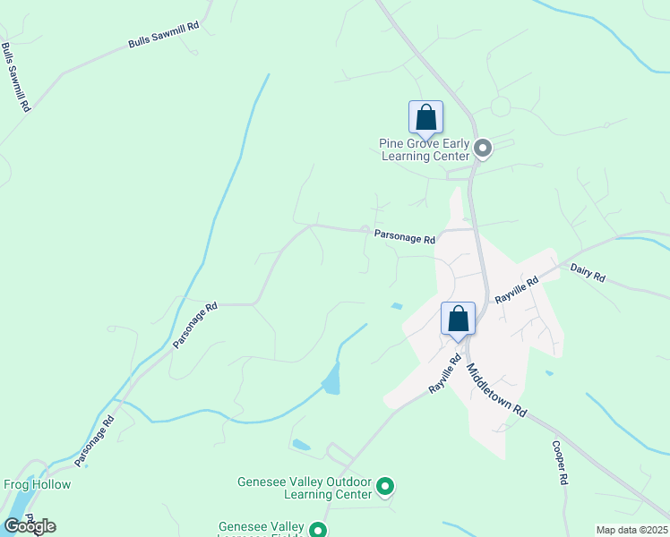 map of restaurants, bars, coffee shops, grocery stores, and more near 5 Parsonage Oak Court in Parkton