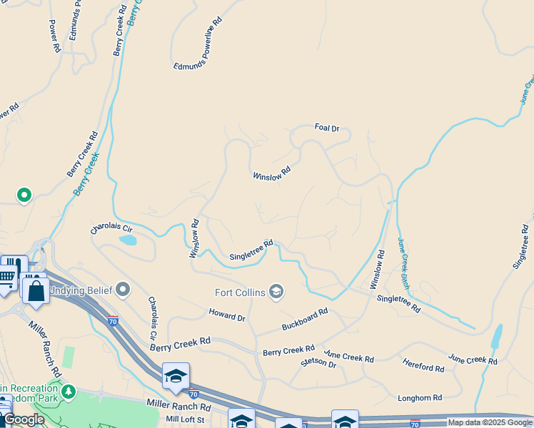 map of restaurants, bars, coffee shops, grocery stores, and more near 131 Mustang Road in Edwards