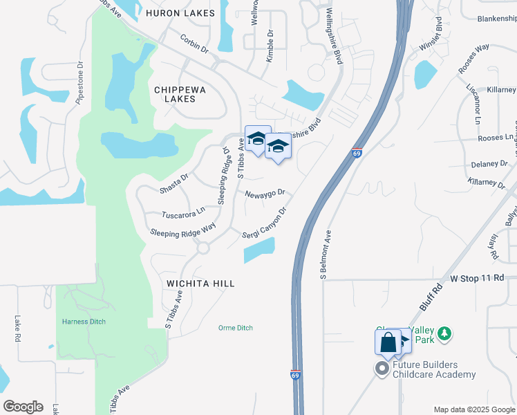 map of restaurants, bars, coffee shops, grocery stores, and more near 7738 Pennover Court in Indianapolis
