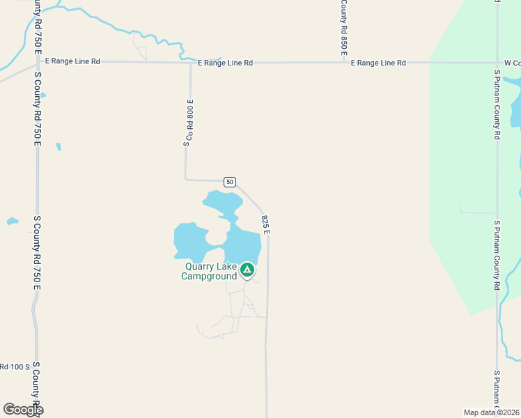 map of restaurants, bars, coffee shops, grocery stores, and more near 500 South Co Road 825 East in Fillmore