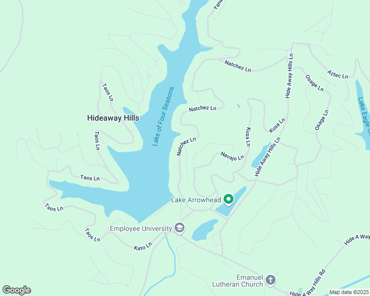 map of restaurants, bars, coffee shops, grocery stores, and more near 698 Natchez Lane in Sugar Grove