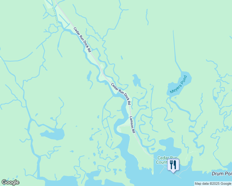 map of restaurants, bars, coffee shops, grocery stores, and more near 837 Cedar Run Dock Road in Stafford Township