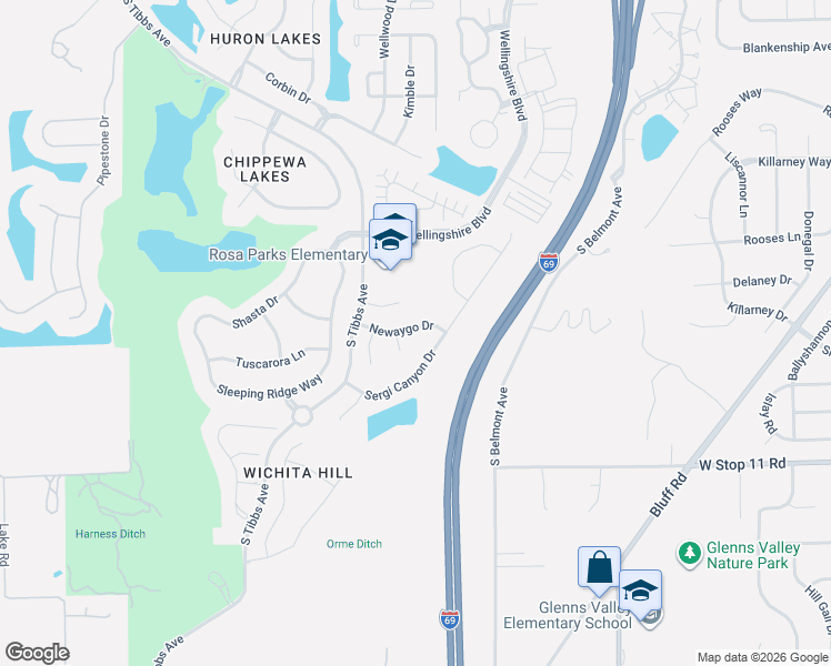 map of restaurants, bars, coffee shops, grocery stores, and more near 7738 Pennover Court in Indianapolis
