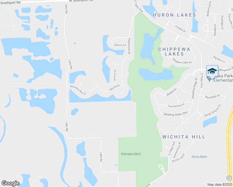 map of restaurants, bars, coffee shops, grocery stores, and more near 3529 Miesha Drive in Indianapolis