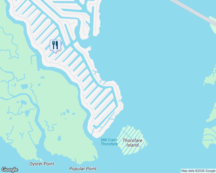 map of restaurants, bars, coffee shops, grocery stores, and more near 2011 Mill Creek Road in Stafford Township