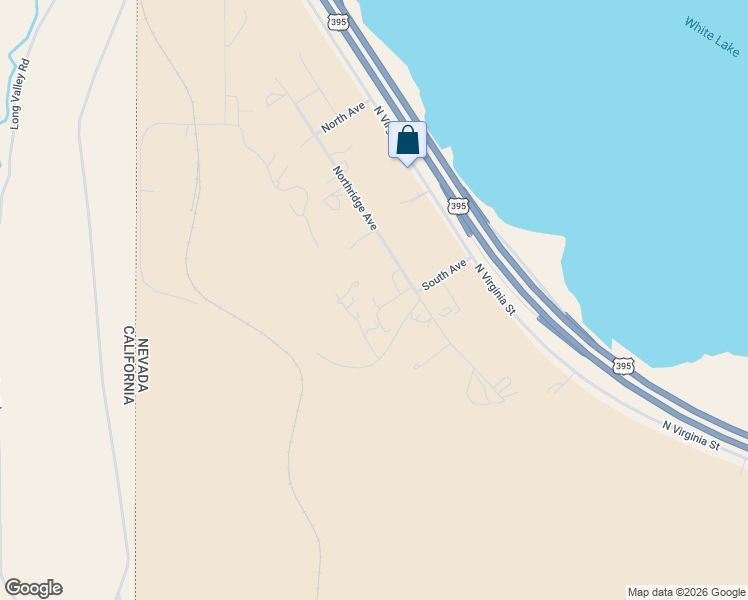 map of restaurants, bars, coffee shops, grocery stores, and more near 17517 Northridge Avenue in Reno