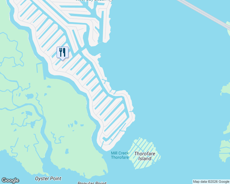 map of restaurants, bars, coffee shops, grocery stores, and more near 2011 Mill Creek Road in Stafford Township