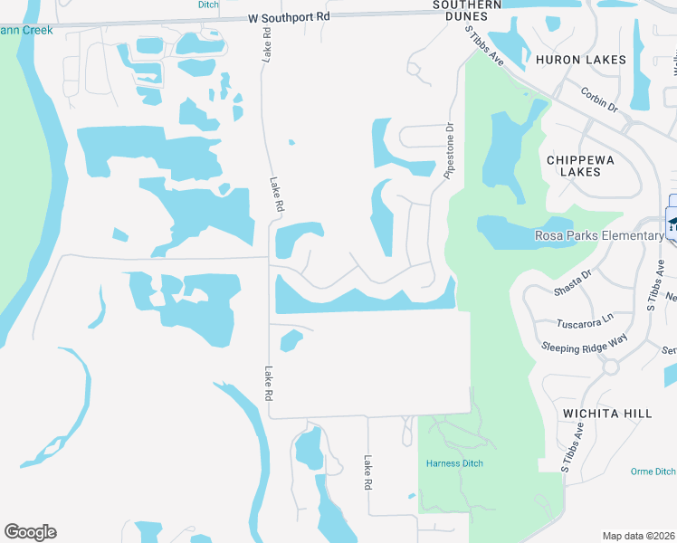 map of restaurants, bars, coffee shops, grocery stores, and more near 3720 Boundary Bay Drive in Indianapolis