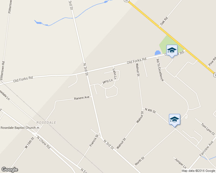 map of restaurants, bars, coffee shops, grocery stores, and more near 34 Lahn Lane in Hammonton
