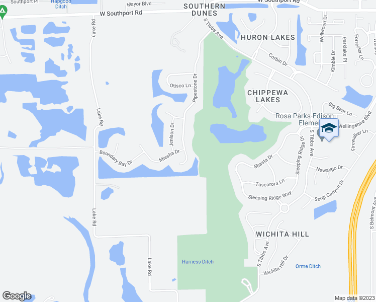 map of restaurants, bars, coffee shops, grocery stores, and more near 7607 Pipestone Drive in Indianapolis