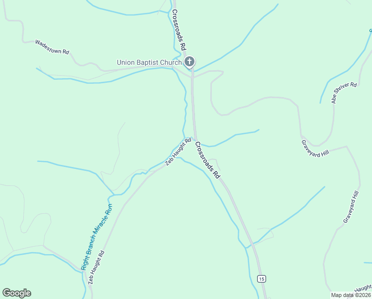 map of restaurants, bars, coffee shops, grocery stores, and more near 25 Zeb Haught Road in Wadestown