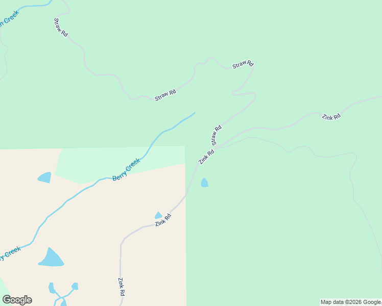 map of restaurants, bars, coffee shops, grocery stores, and more near 629 Zink Road in Berry Creek