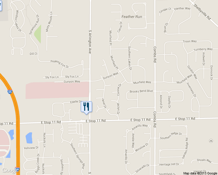 map of restaurants, bars, coffee shops, grocery stores, and more near 6113 Cheri Ct in Indianapolis