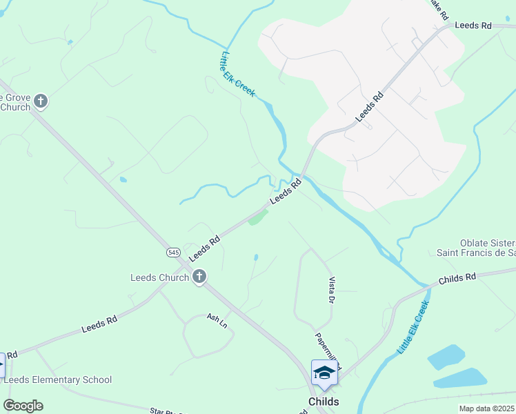 map of restaurants, bars, coffee shops, grocery stores, and more near 841 Leeds Road in Elkton