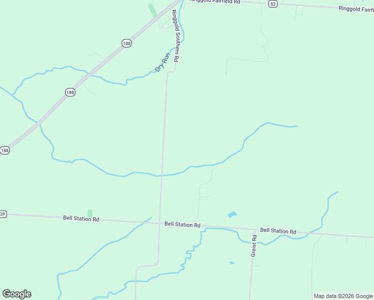 map of restaurants, bars, coffee shops, grocery stores, and more near 18686 Ringgold Southern Road in Circleville