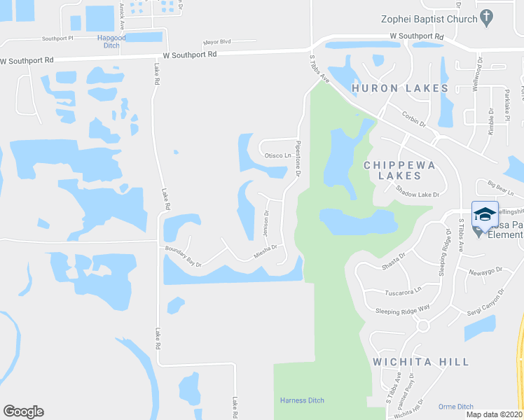 map of restaurants, bars, coffee shops, grocery stores, and more near 7502 Jenison Drive in Indianapolis