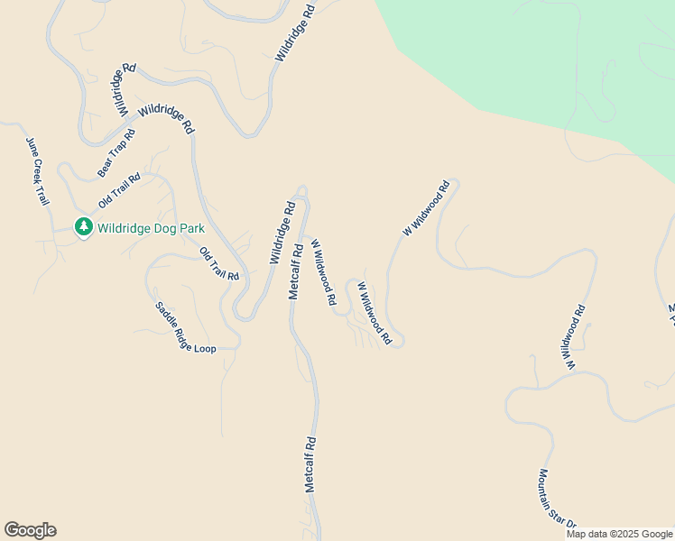 map of restaurants, bars, coffee shops, grocery stores, and more near 1002 West Wildwood Road in Edwards