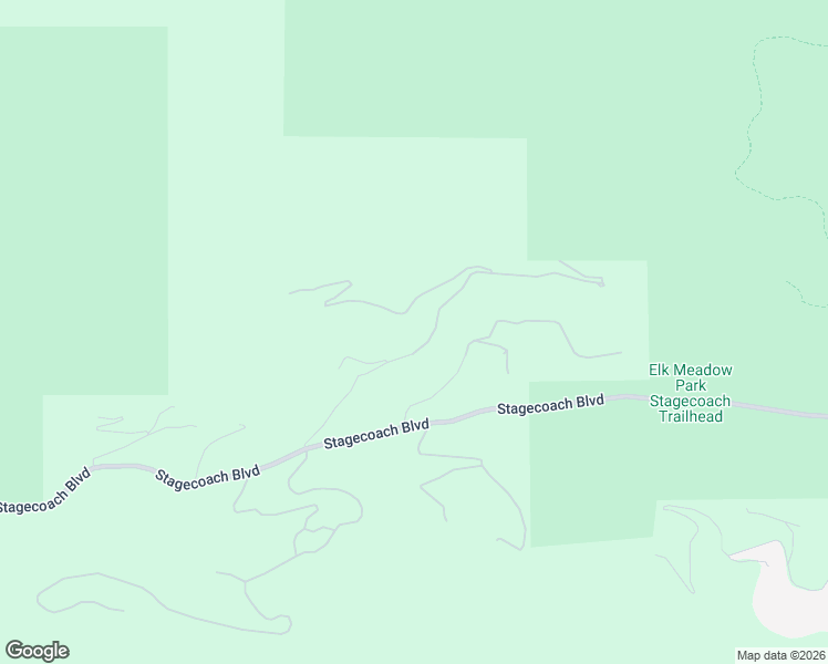 map of restaurants, bars, coffee shops, grocery stores, and more near 33254 Bergen Mountain Road in Evergreen