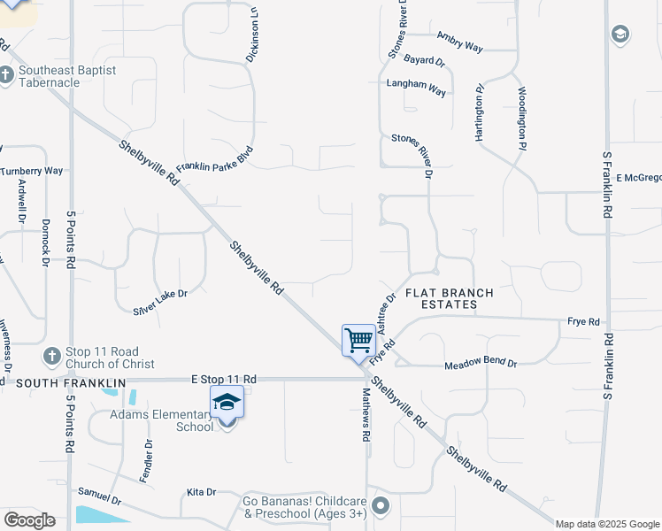 map of restaurants, bars, coffee shops, grocery stores, and more near 7741 Timberfield Court in Indianapolis