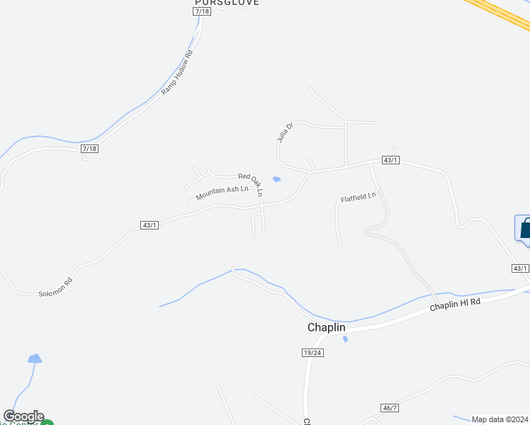 map of restaurants, bars, coffee shops, grocery stores, and more near 518 Solomon Road in Morgantown