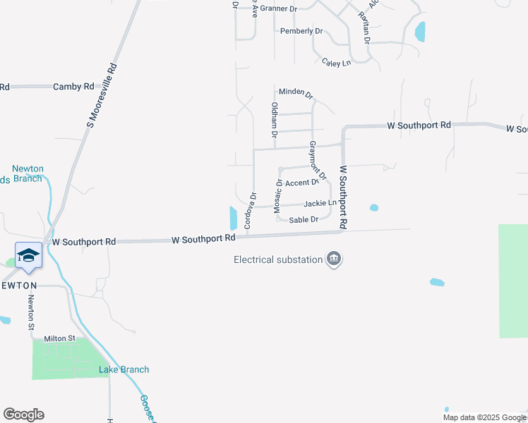 map of restaurants, bars, coffee shops, grocery stores, and more near 6007 Jackie Lane in Indianapolis