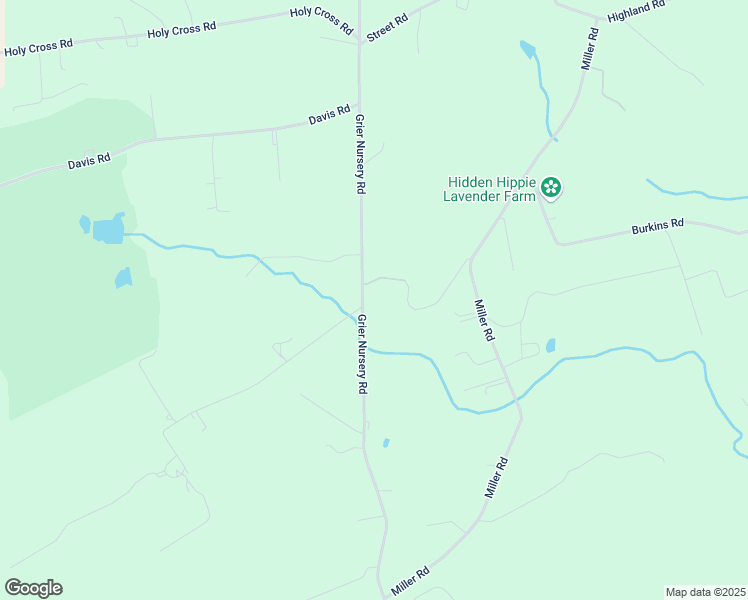map of restaurants, bars, coffee shops, grocery stores, and more near 3701 Grier Nursery Road in Street