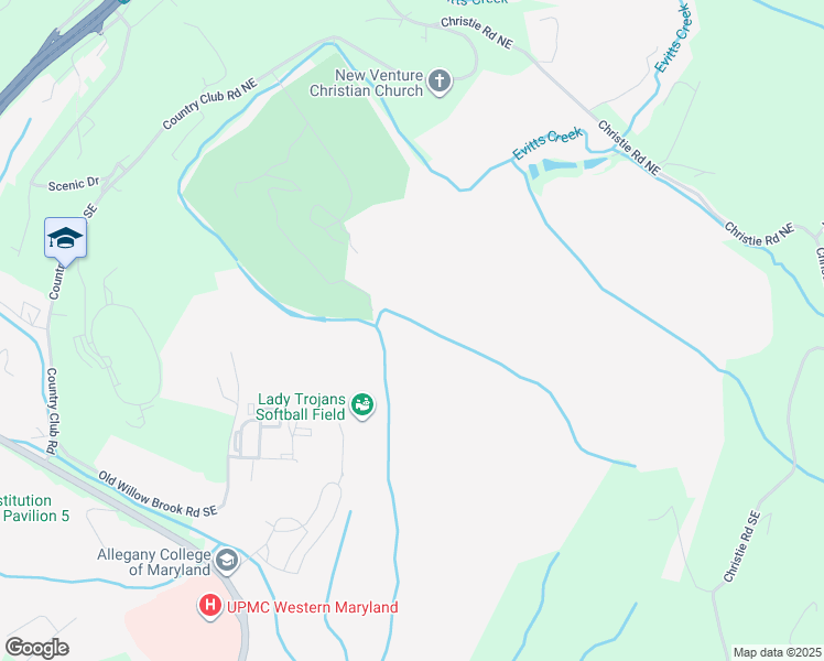 map of restaurants, bars, coffee shops, grocery stores, and more near in Cresaptown