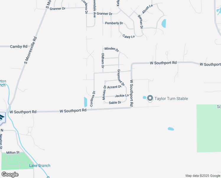 map of restaurants, bars, coffee shops, grocery stores, and more near 5828 Jackie Lane in Indianapolis