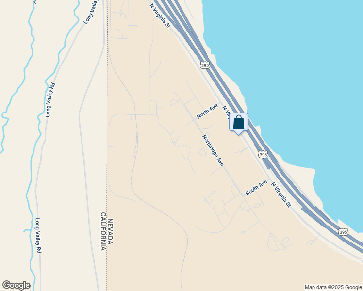map of restaurants, bars, coffee shops, grocery stores, and more near 17650 South Reno Park Boulevard in Reno
