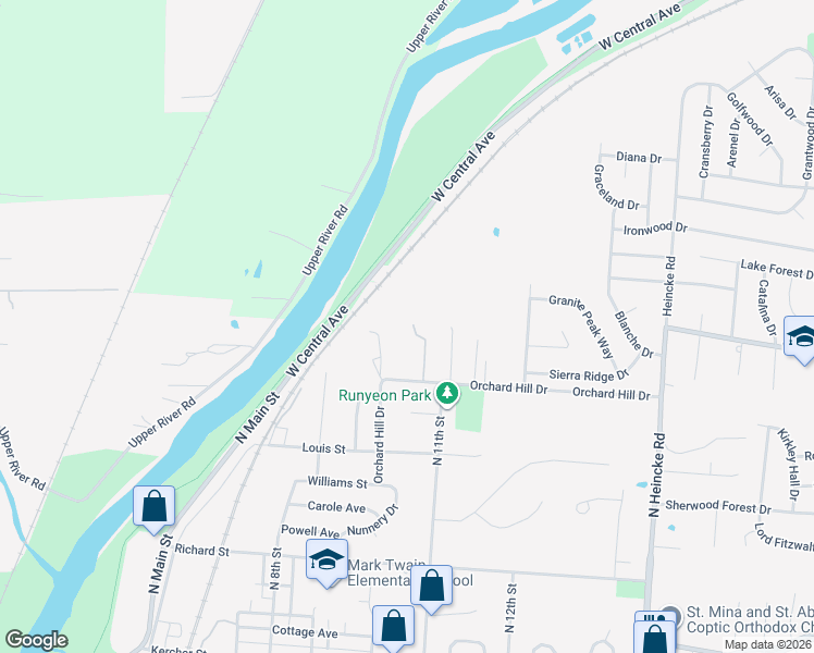 map of restaurants, bars, coffee shops, grocery stores, and more near 1019 Orchard Hill Drive in Miamisburg
