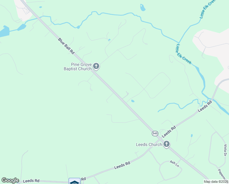 map of restaurants, bars, coffee shops, grocery stores, and more near 1852 Blue Ball Road in Elkton