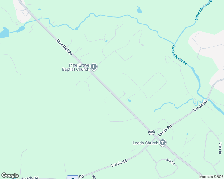 map of restaurants, bars, coffee shops, grocery stores, and more near 1852 Blue Ball Road in Elkton