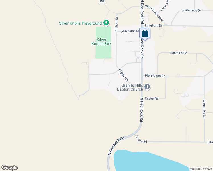 map of restaurants, bars, coffee shops, grocery stores, and more near 10455 San Fernando Road in Reno
