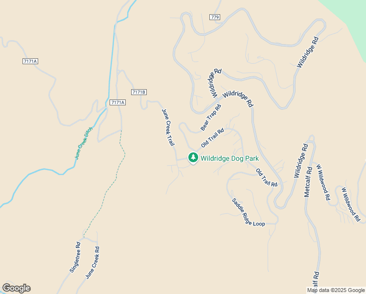 map of restaurants, bars, coffee shops, grocery stores, and more near 2940 June Creek Trail in Edwards